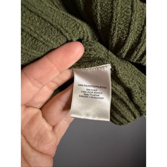 Time and Tru Women's Mixed Stitch Crewneck Green Sweater Size Small - Picture 5 of 5